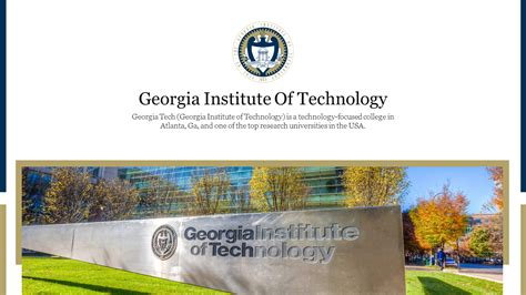 Georgia Tech Powerpoint Template